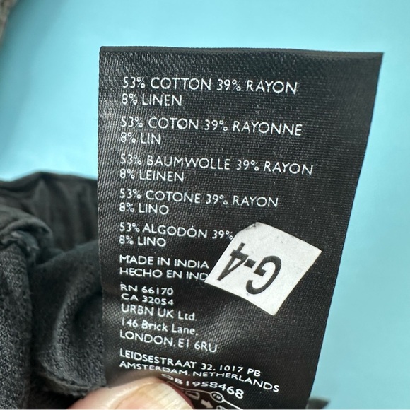 FREE PEOPLE MOVEMENT LAST WORD PARACHUTE PANTS WASHED BLACK SZ M - Picture 9 of 10